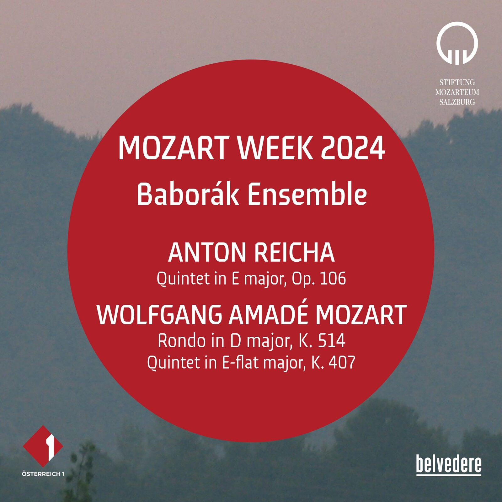 Picture of Baborak Ensemble - Anton Reicha; Wolfgang Amade Mozart: Mozart Week 2024