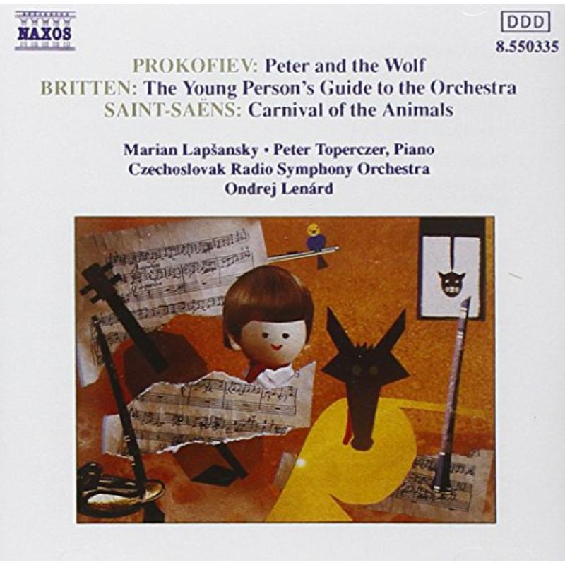 Picture of Lapsansk - PROKOFIEV: Peter and the Wolf / BRITTEN: Young Person's Guide to Orchestra / SAINT-SAENS: Carnival