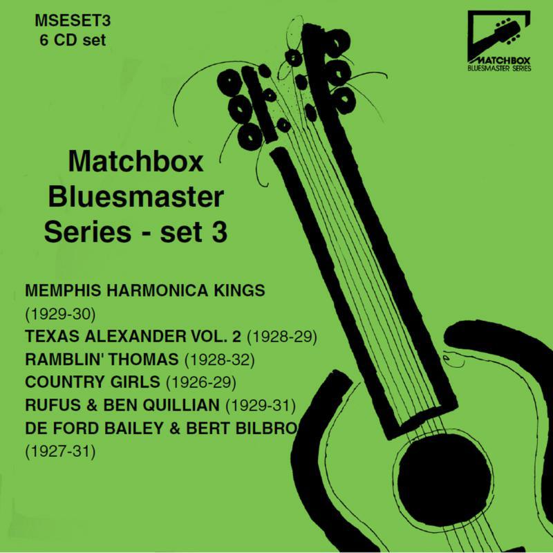 Picture of Various - Country Blues & Harmonica Kings (1927-31) - Matchbox Bluesmaster Series - Set 3