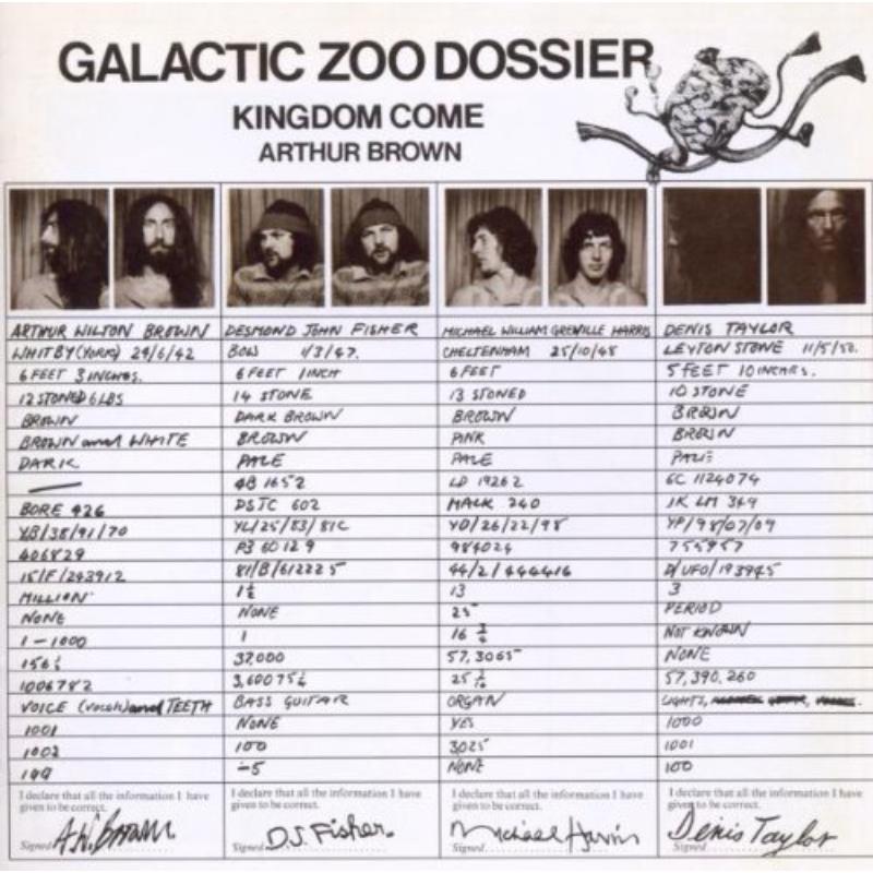 Picture of Arthur Brown & Kingdom Come - Galactic Zoo Dossier