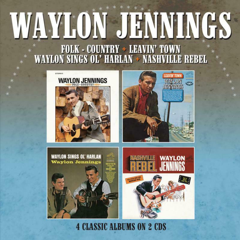Picture of Waylon Jennings - Folk-Country/Leavin' Town/Waylon Sings Ol' Harlan/Nashville Rebel (4 Albums On 2CDs)