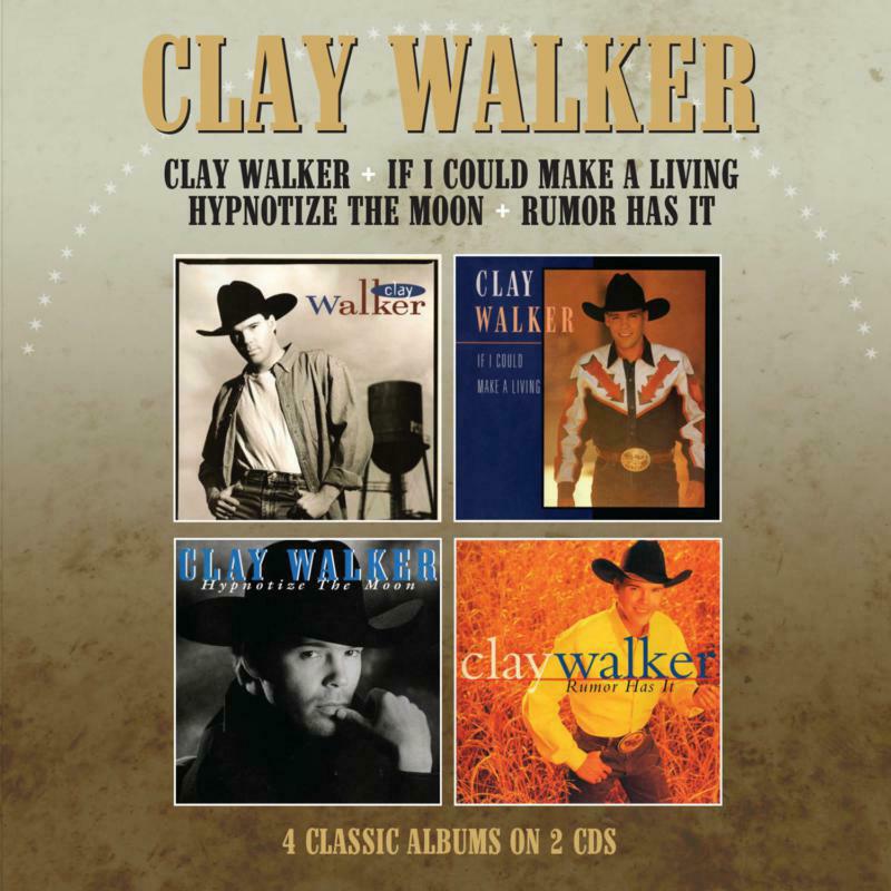 Picture of Clay Walker - Clay Walker / If I Could Make A Living / Hypnotise The Moon / Rumor Has It (4 Albums on 2 CDs)