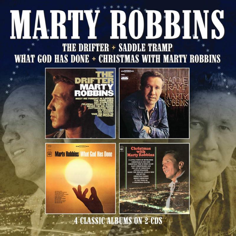 Picture of Marty Robbins - The Drifter / Saddle Tramp / What God Has Done / Christmas With