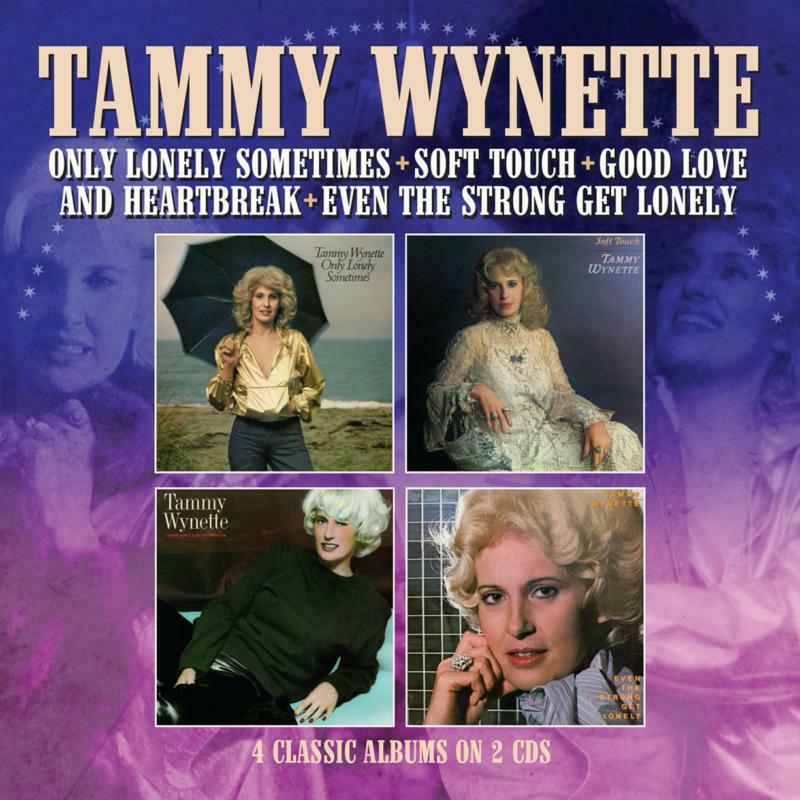 Picture of Tammy Wynette - Only Lonely Sometimes / Soft Touch / Good Love And Heartbreak / Even The Strong Get Lonely (2CD)
