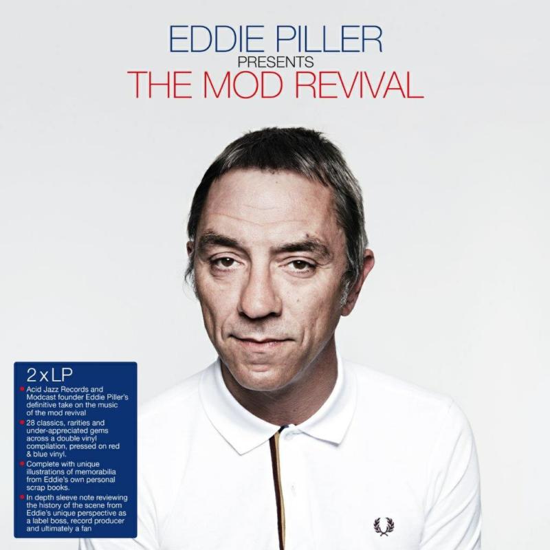 Picture of Various Artists - Eddie Piller Presents The Mod Revival (140g Transparent Blue and Red Vinyl)