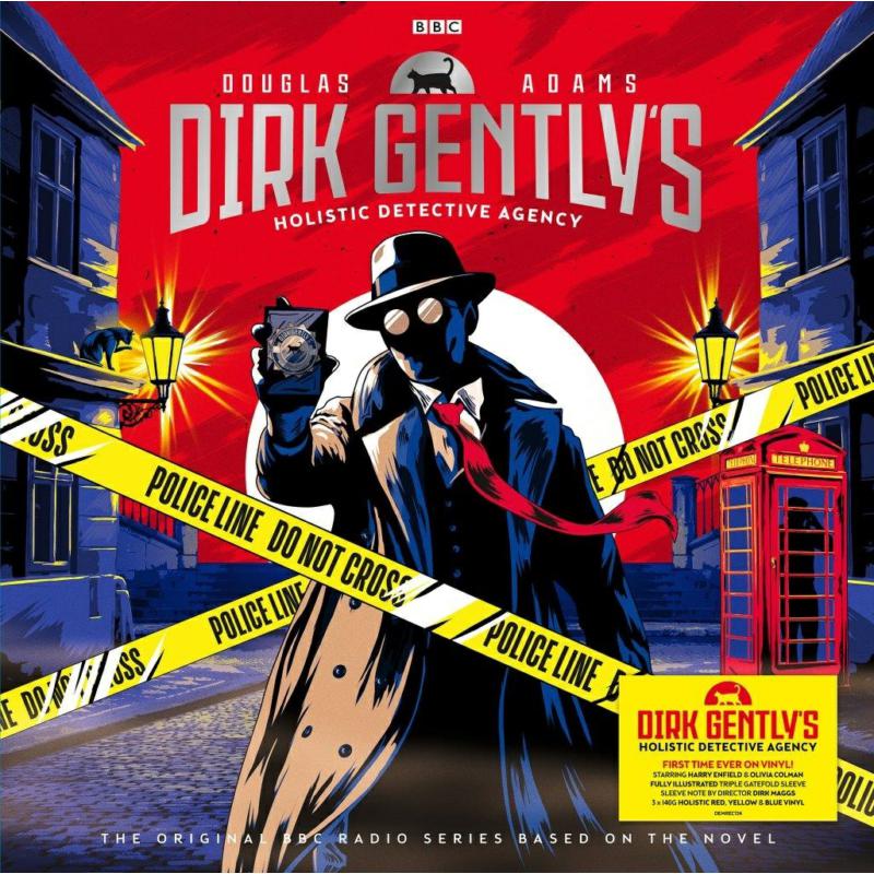 Picture of Douglas Adams - Dirk Gently's Holistic Detective Agency (140g Hollistic Red, Yellow and Blue Vinyl)