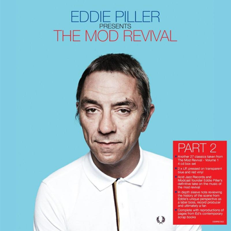 Picture of Various Artists - Eddie Piller Presents More of The Mod Revival (Transparent Blue and Red Vinyl)