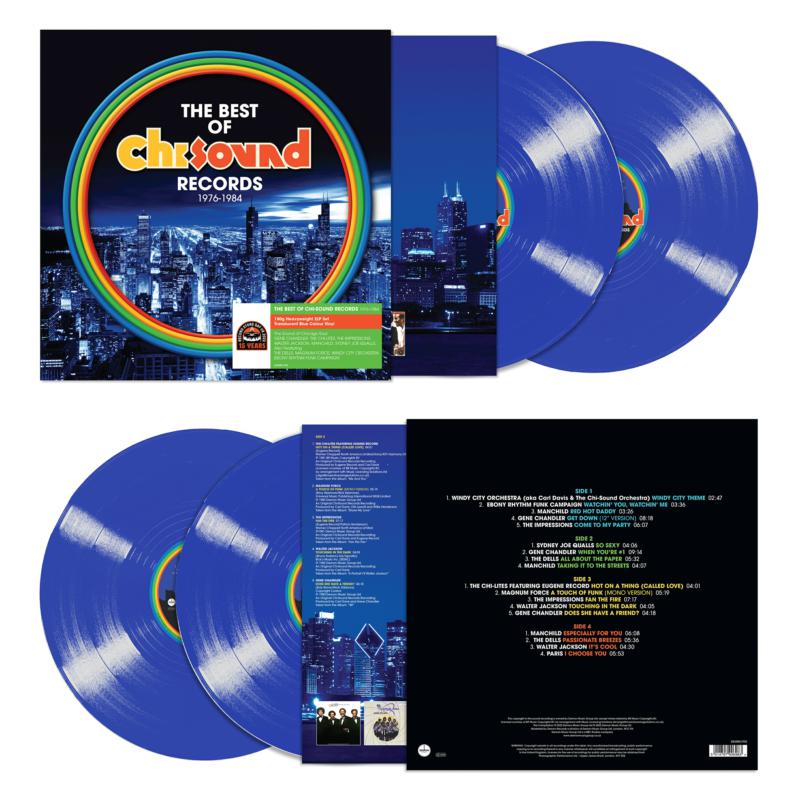 Picture of Various Artists - The Best Of Chi-Sound Records 1976-1984 (180g Translucent Blue Vinyl)
