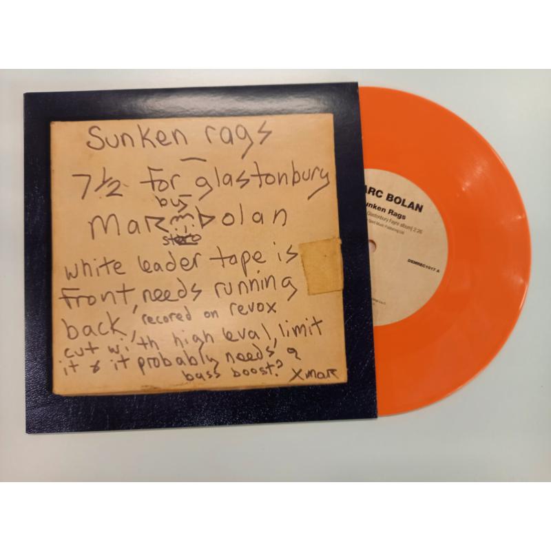 Picture of T. Rex - Sunken Rags (home demo, Glastonbury Fayre version - Orange Vinyl)