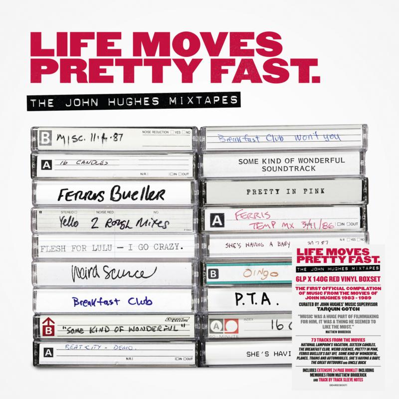 Picture of Various Artists - Life Moves Pretty Fast - The John Hughes Mixtapes (Red Vinyl)