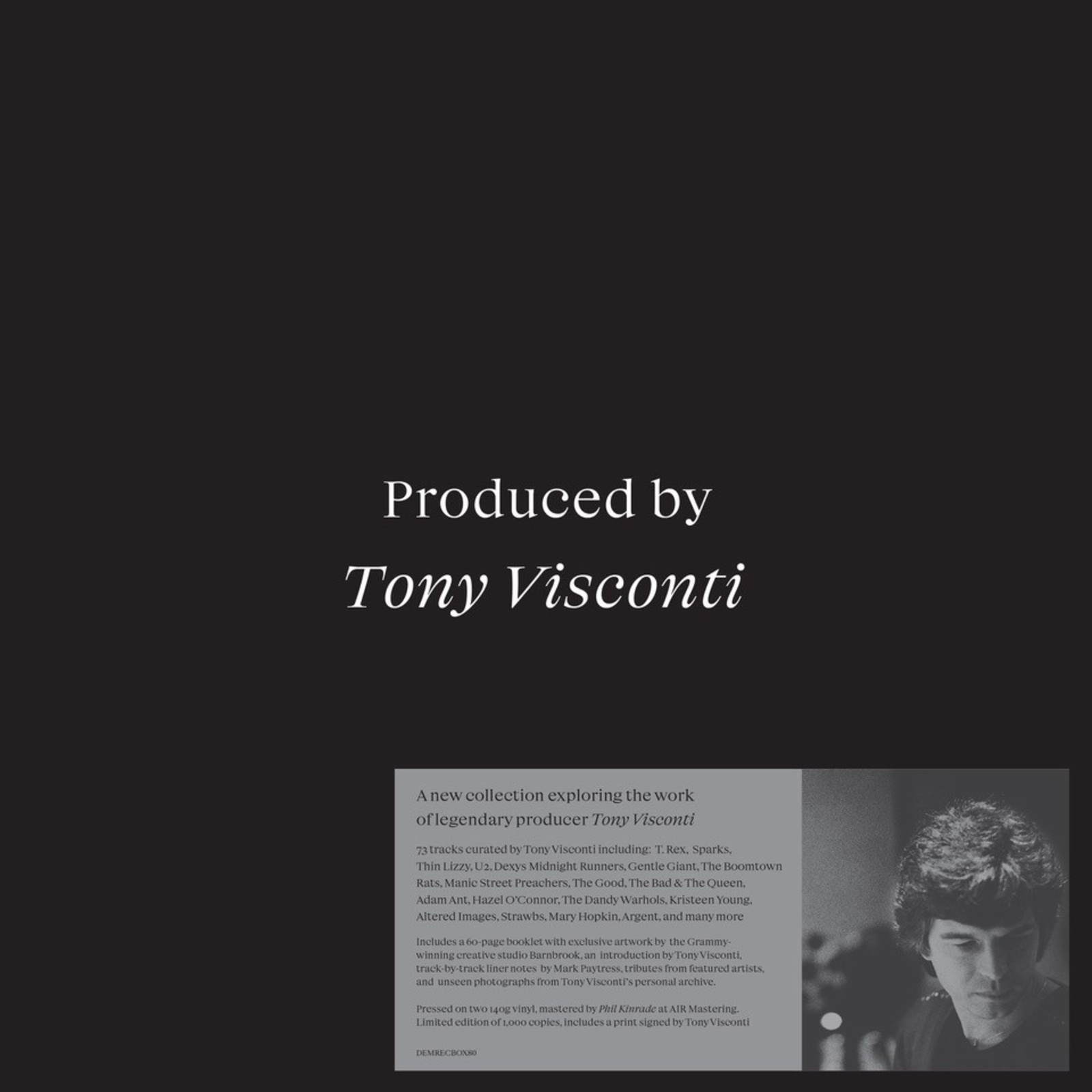 Picture of Various Artists - Produced By Tony Visconti