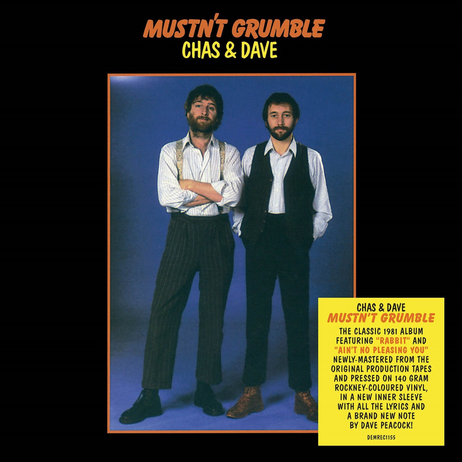 Picture of Chas & Dave - Mustn't Grumble ('Rockney' Coloured Vinyl)