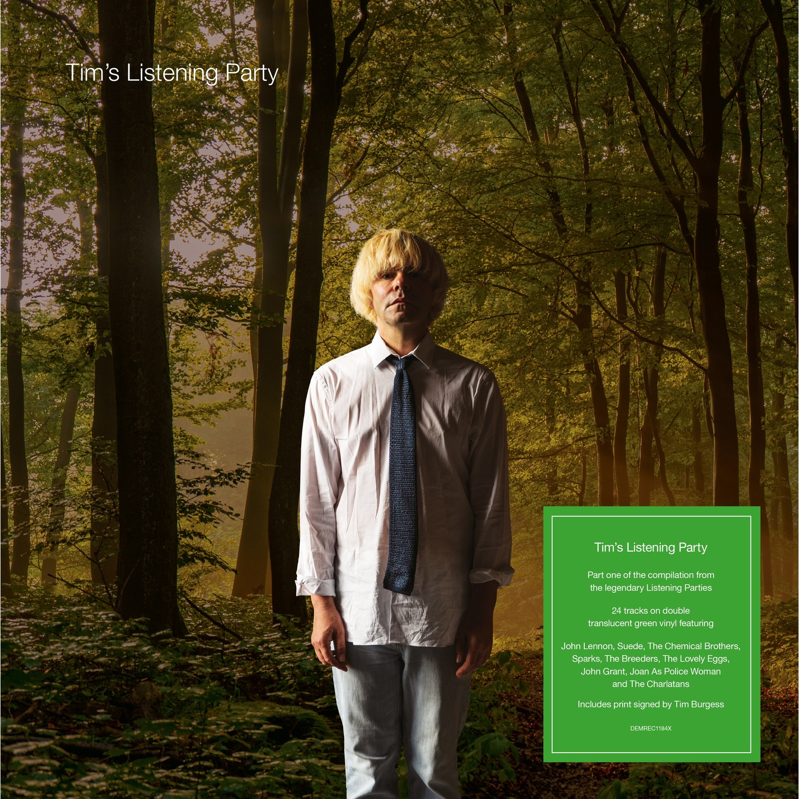Picture of Various Artists - Tim Burgess Listening Party (Green vinyl) (Signed Exclusive)