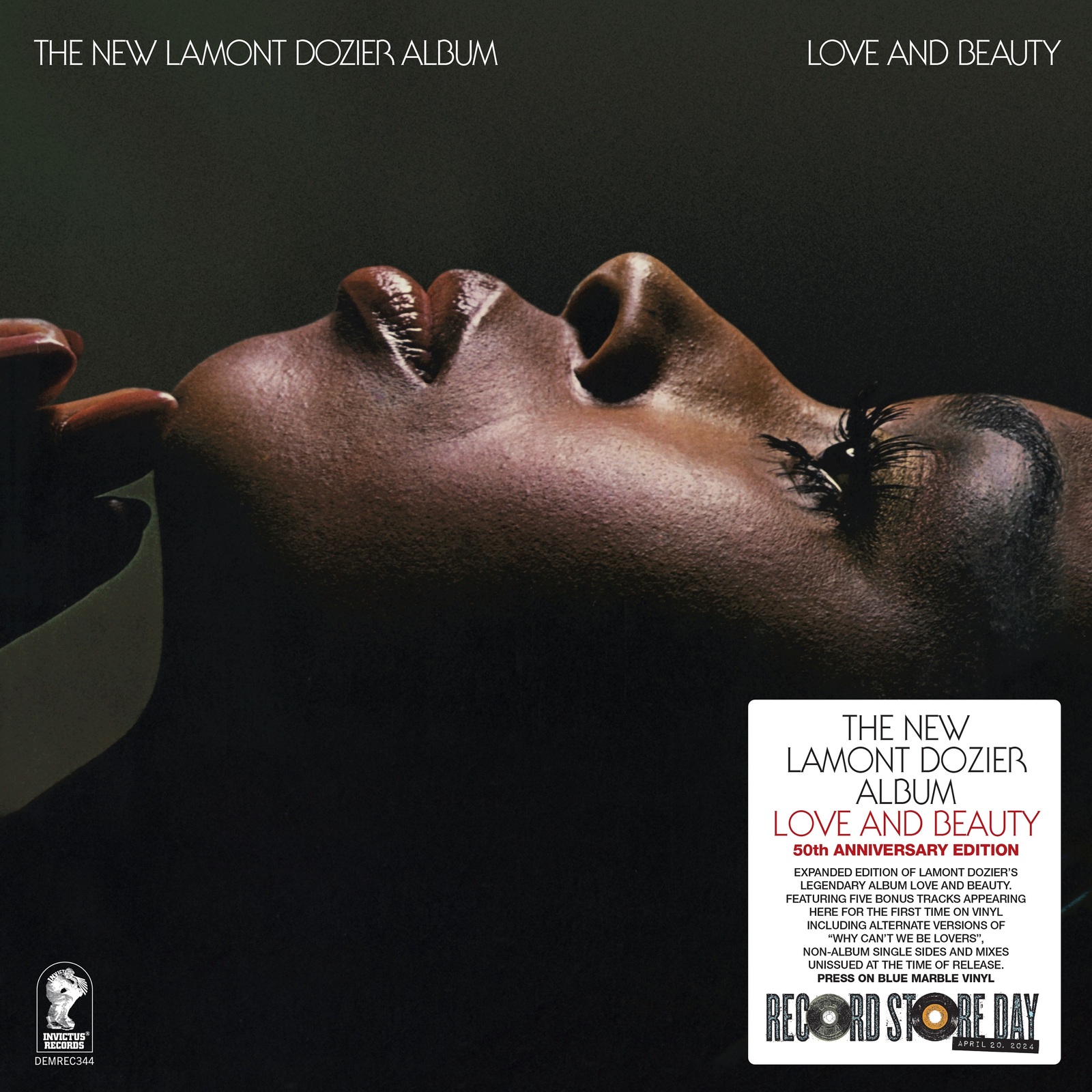 Picture of Lamont Dozier - The New Lamont Dozier Album - Love and Beauty 50th Anniversary (140g Blue marble vinyl)