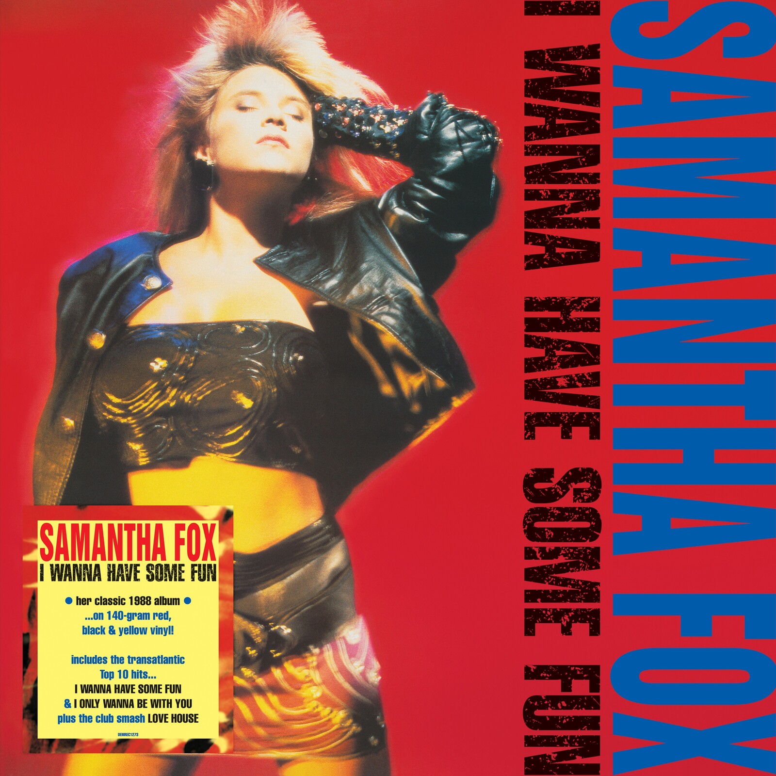 Picture of Samantha Fox - I Wanna Have Some Fun (Red/Bla