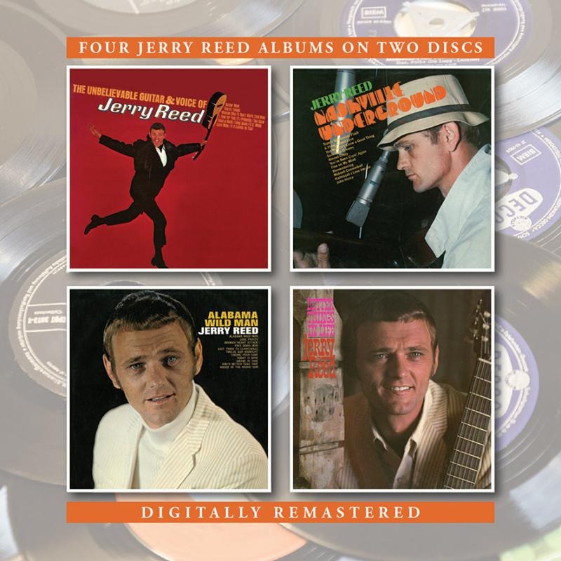 Picture of Jerry Reed - The Unbelievable Guitar And Voice Of/Nashville Underground/Alabama Wild Man/Better Things In Life (2CD)