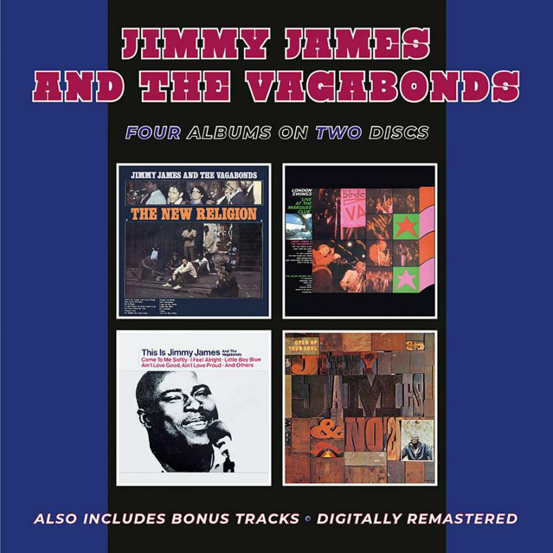 Picture of Jimmy James & The Vagabonds - The New Religion / London Swings 'Live At The Marquee Club' / This Is Jimmy James And The Vagabonds / Open Up Your Soul (Plus Bonus Tracks) (2CD)