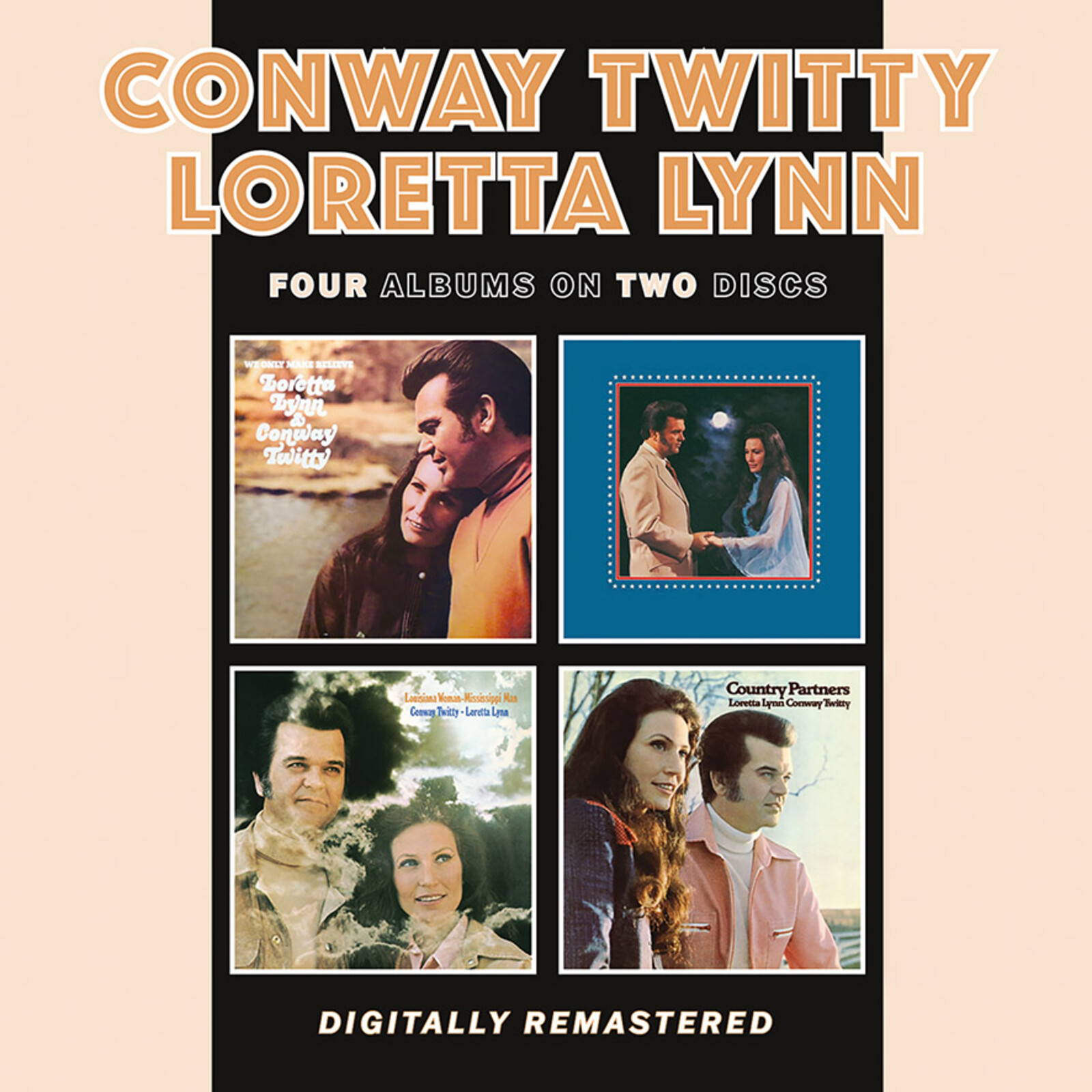 Picture of CONWAY TWITTY & LORETTA LYNN - We Only Make Believe / Lead Me On / Louisiana Woman-Mississippi Man / Country Partners