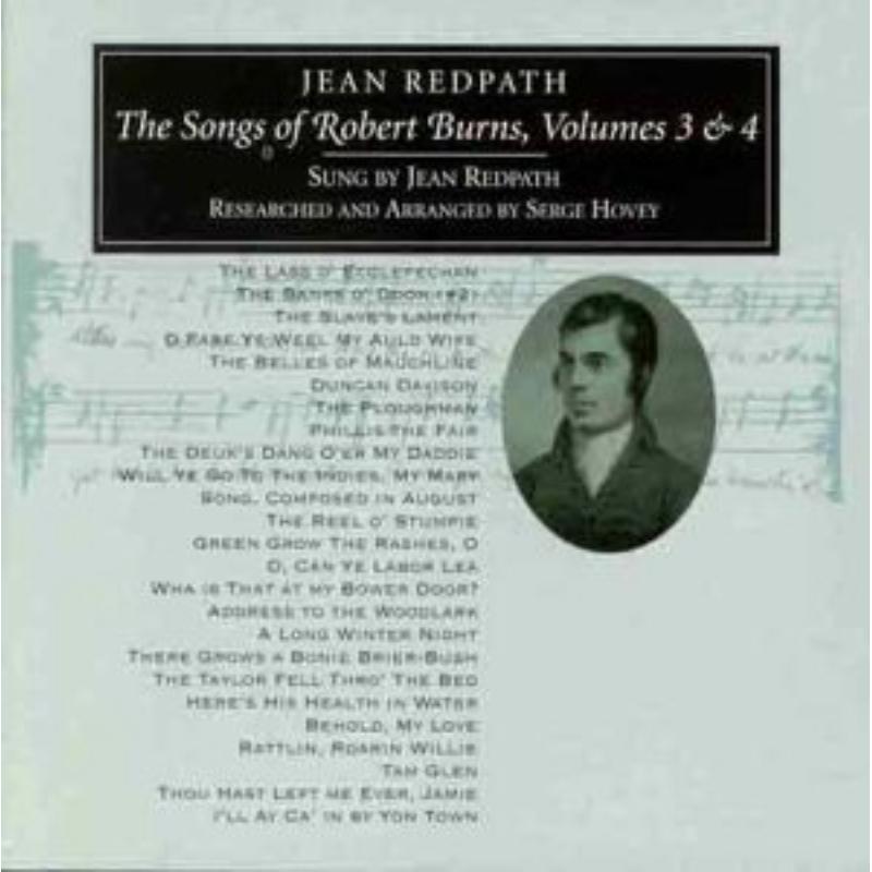 Picture of Jean Redpath - Songs Of Robert Burns Volumes 3 & 4