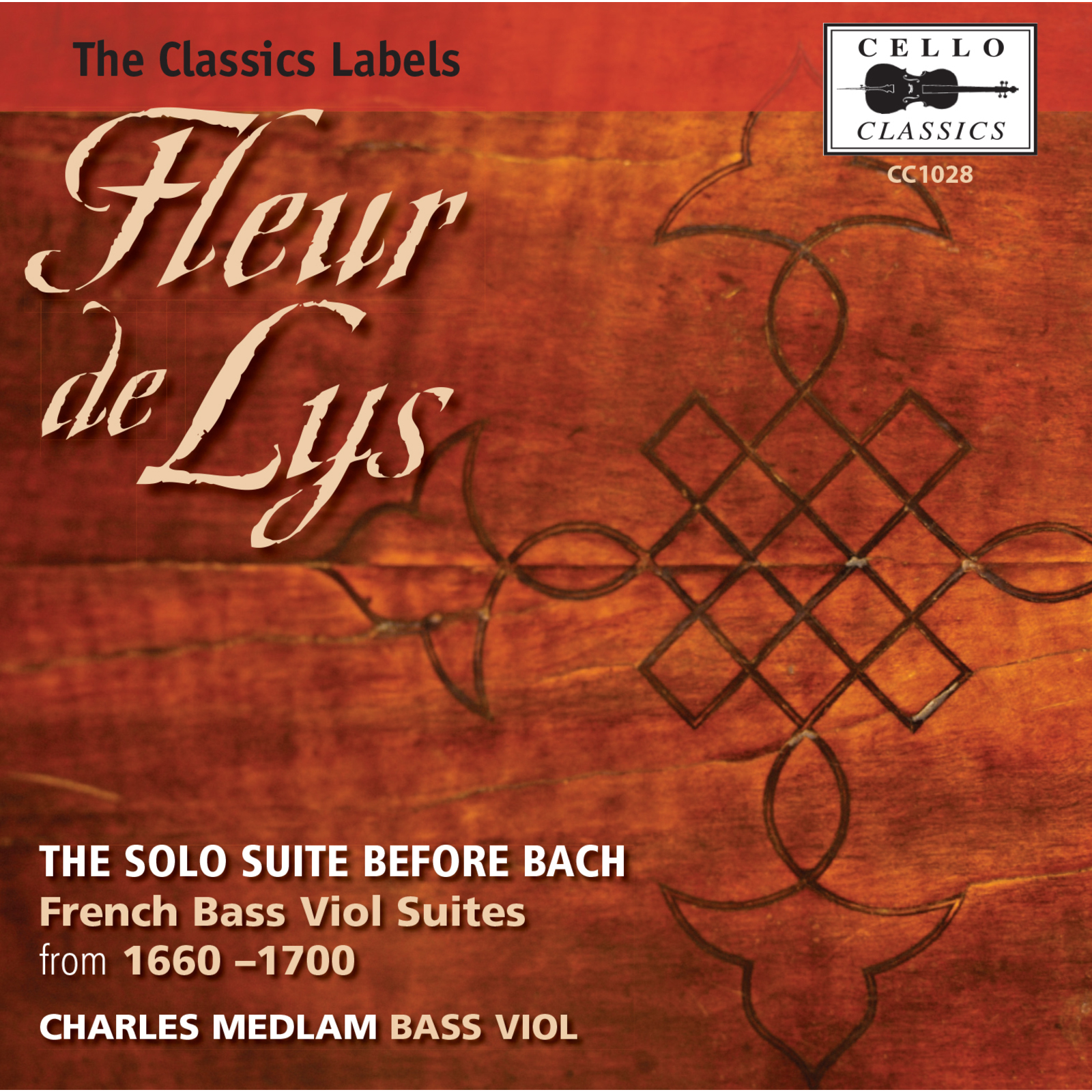 Picture of Charles Medlam - Fleur de Lys: The Solo Suite Before Bach (French Bass Viol Suites from 1660-1700)
