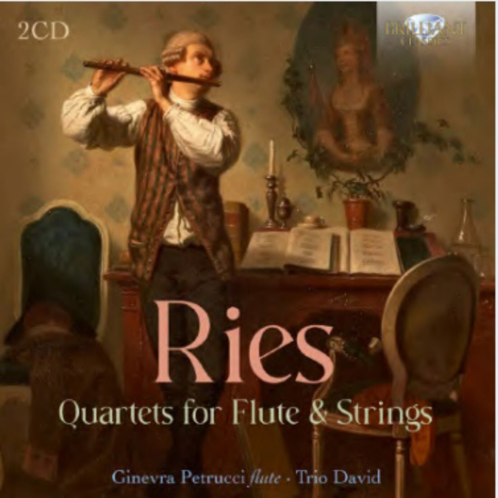 Picture of Ginevra Petrucci/Trio David - Ries: Quartets for Flute & Strings