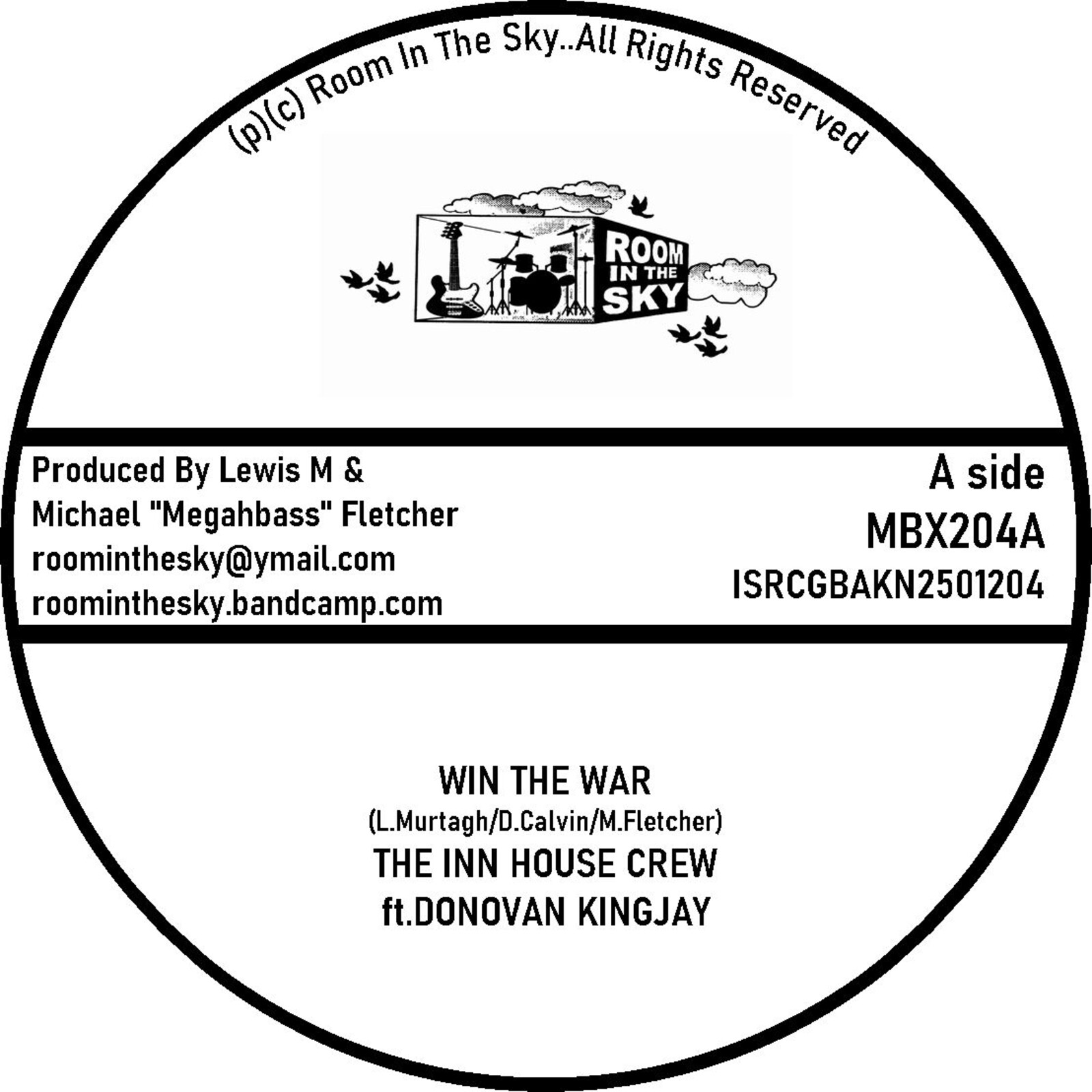 Picture of Inn House Crew ft. Donovan Kingjay & Dean Fraser - Win The War/Train Tracks Dub