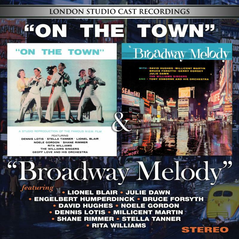 Picture of London Studio Cast Recording - On The Town / Broadway Melody