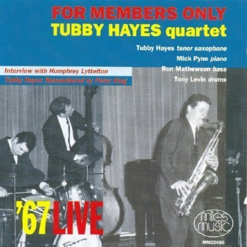 Picture of Tubby Hayes Quartet - For Members Only