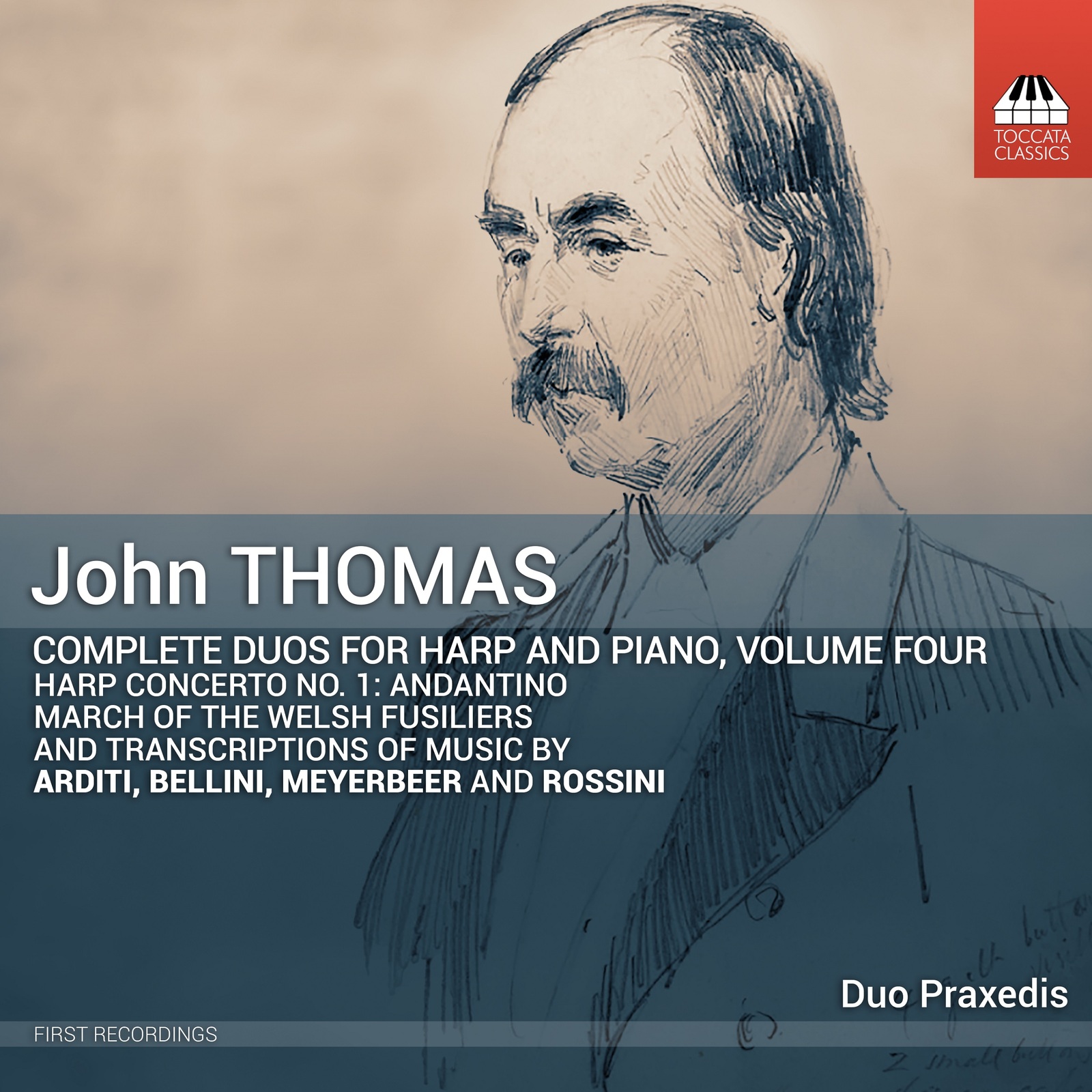 Picture of Duo Praxedis - John Thomas: Complete Duos for Harp and Piano, Vol. 4