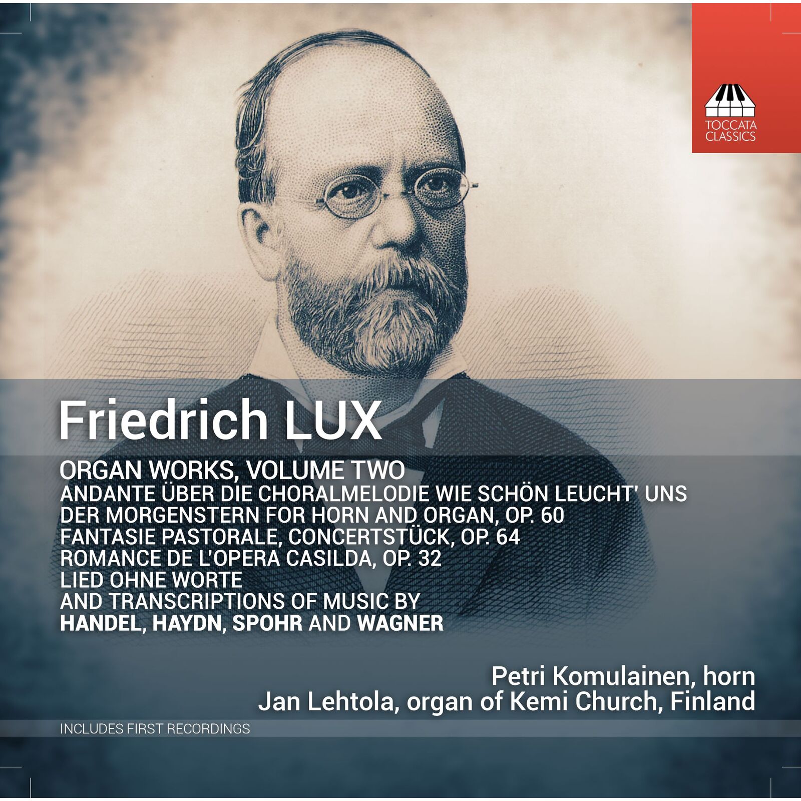 Picture of Petri Komulainen; Jan Lehtola - Friedrich Lux: Organ Works, Vol. 2