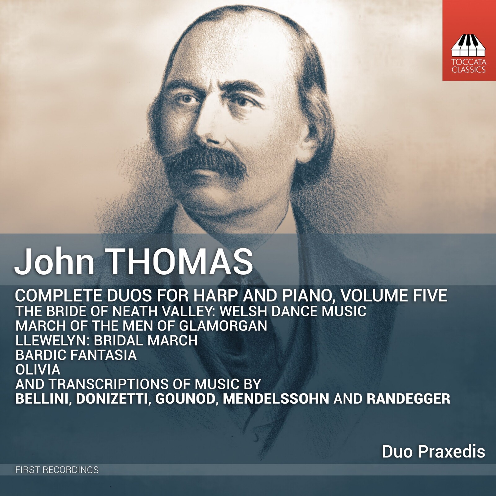 Picture of Duo Praxedis - John Thomas: Complete Duos for Harp and Piano, Vol. 5