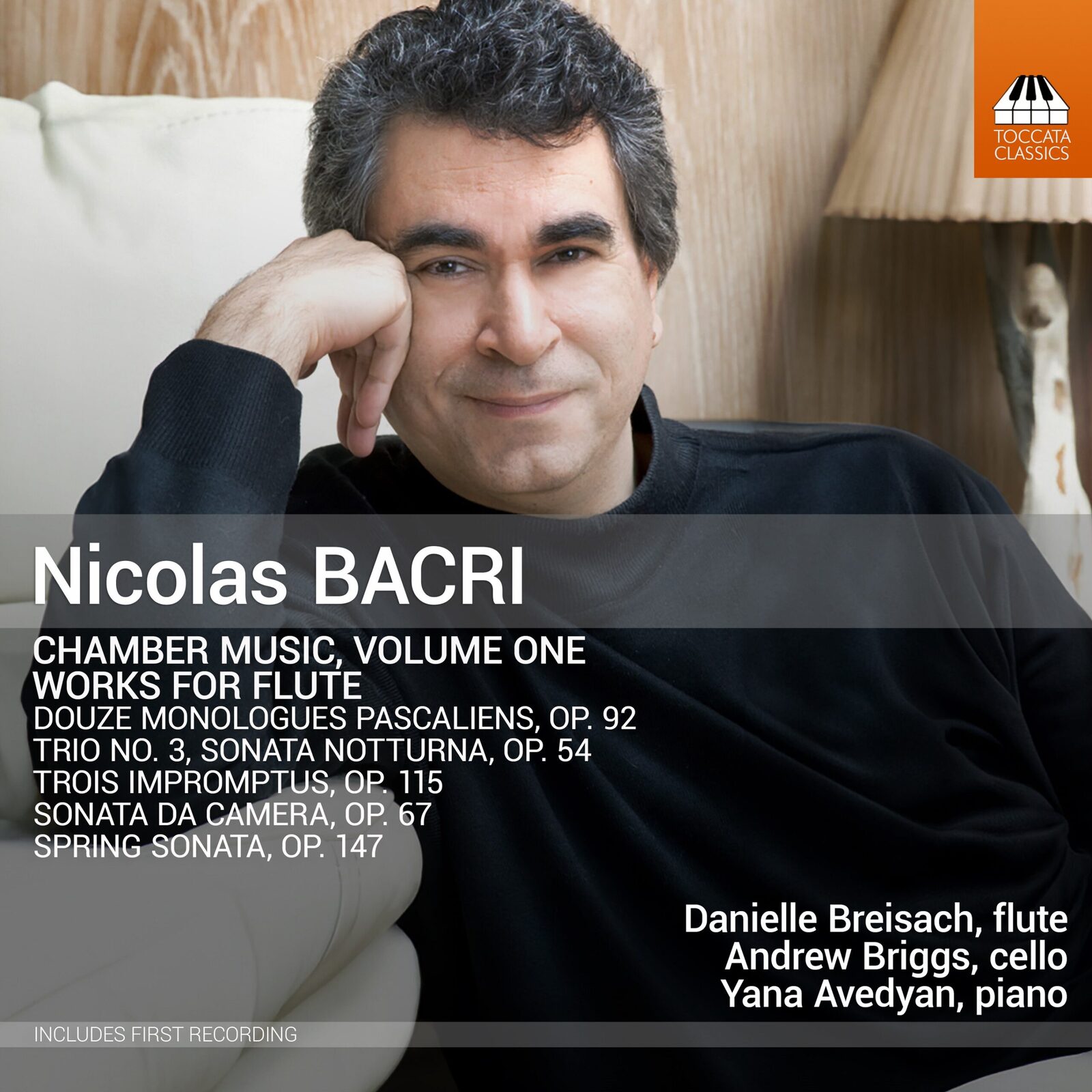 Picture of Danielle Breisach; Andrew Briggs; Yana Avedyan - Nicolas Bacri: Chamber Music, Vol. 1 - Works for Flute