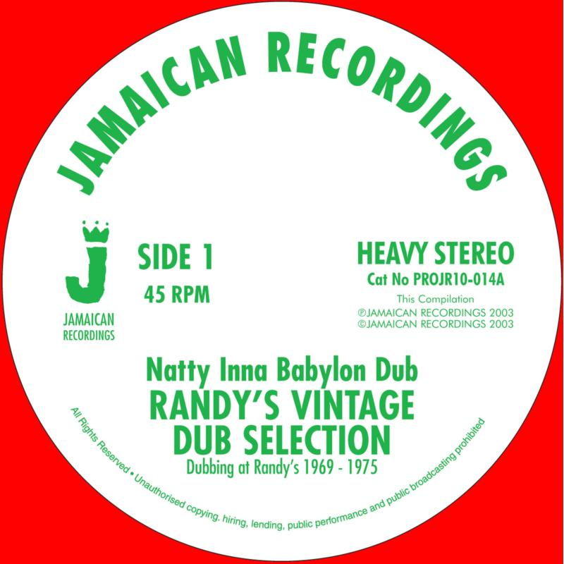 Picture of Randy'sVintage DubSelection - NattyInnaBabylon Dub' /  'Dub Feeling, It's ADubbingLie