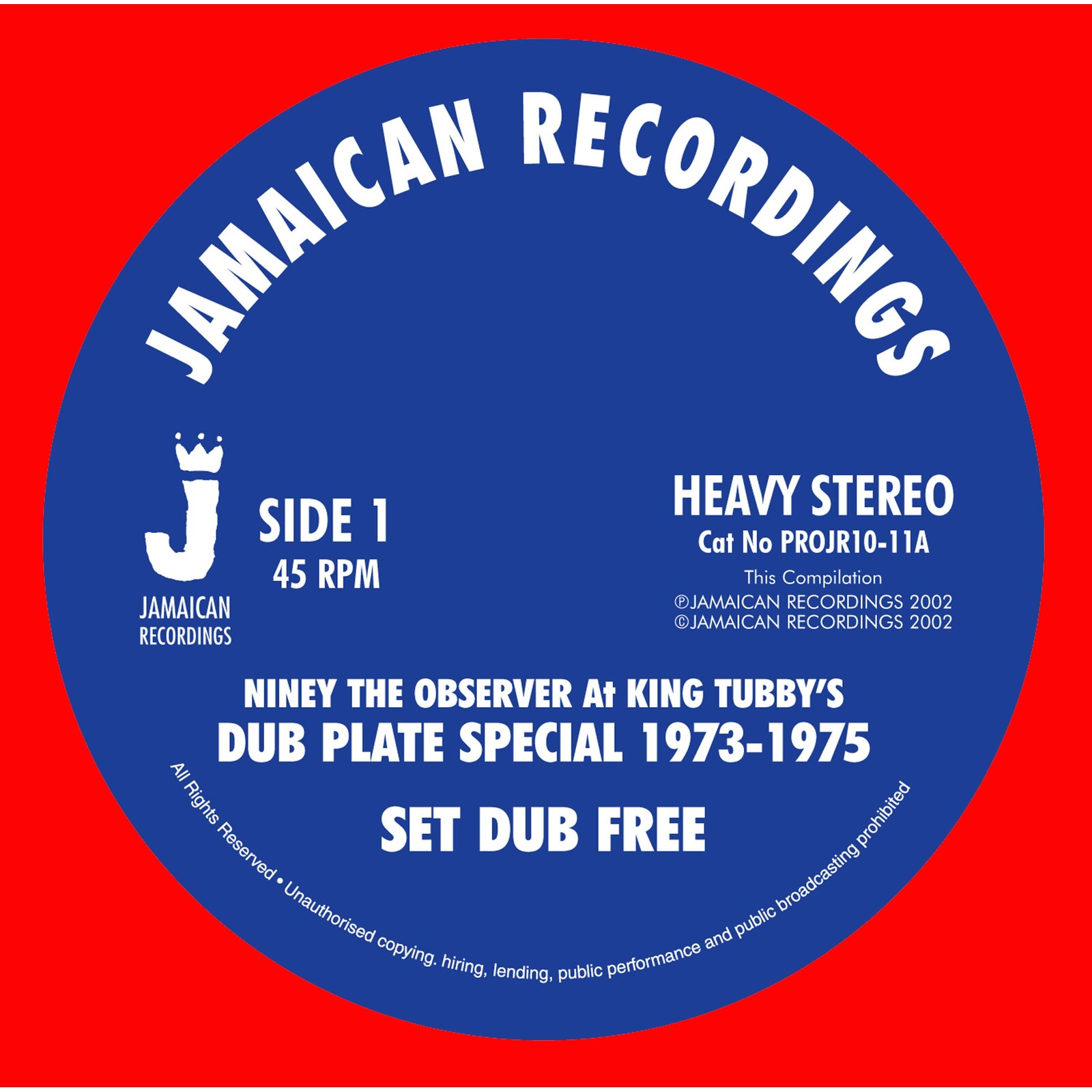 Picture of Niney The Observer - Set Dub Free / Dub Born Free