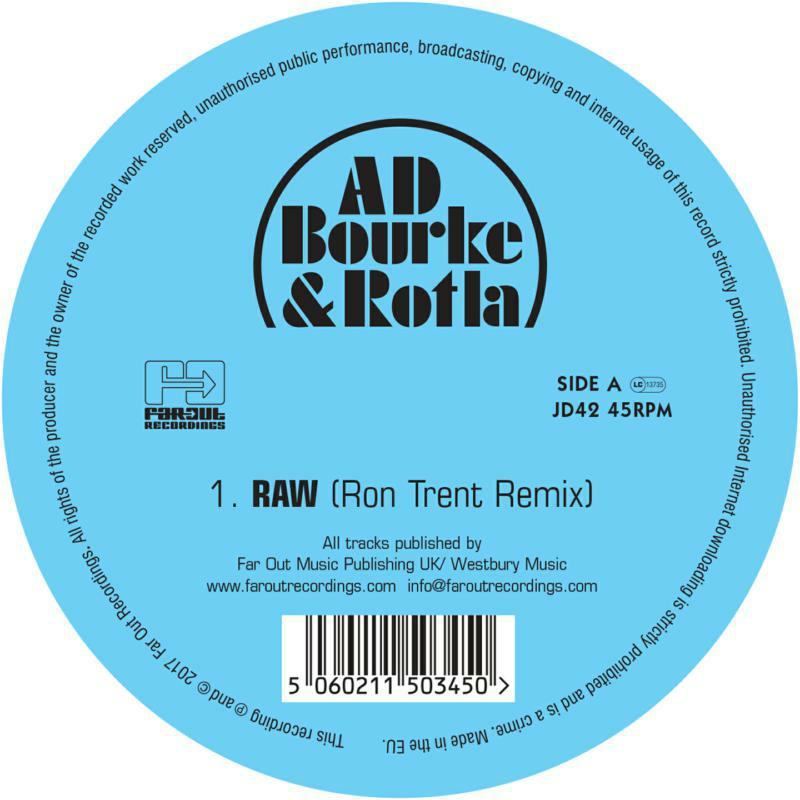 Picture of AD Bourke & Raiders Of The Lost Arp - Raw (Ron Trent & Original Mix)
