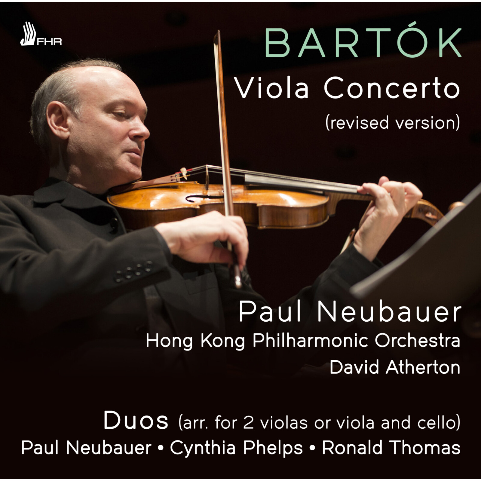 Picture of Paul Neubauer - Bartok: Viola Concerto (revised version), Duos (arr. P. Bartok)