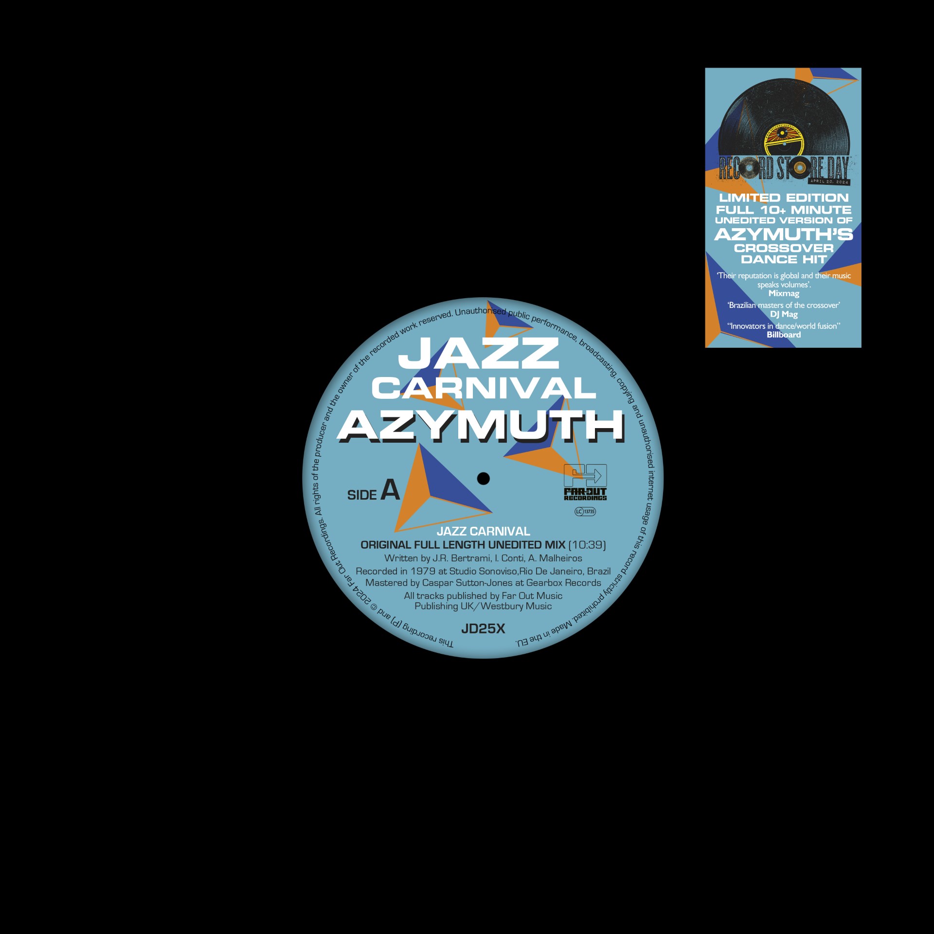 Picture of Azymuth - JAZZ CARNIVAL (ORIGINAL FULL LENGTH UNEDITED MIX) RSD 2024
