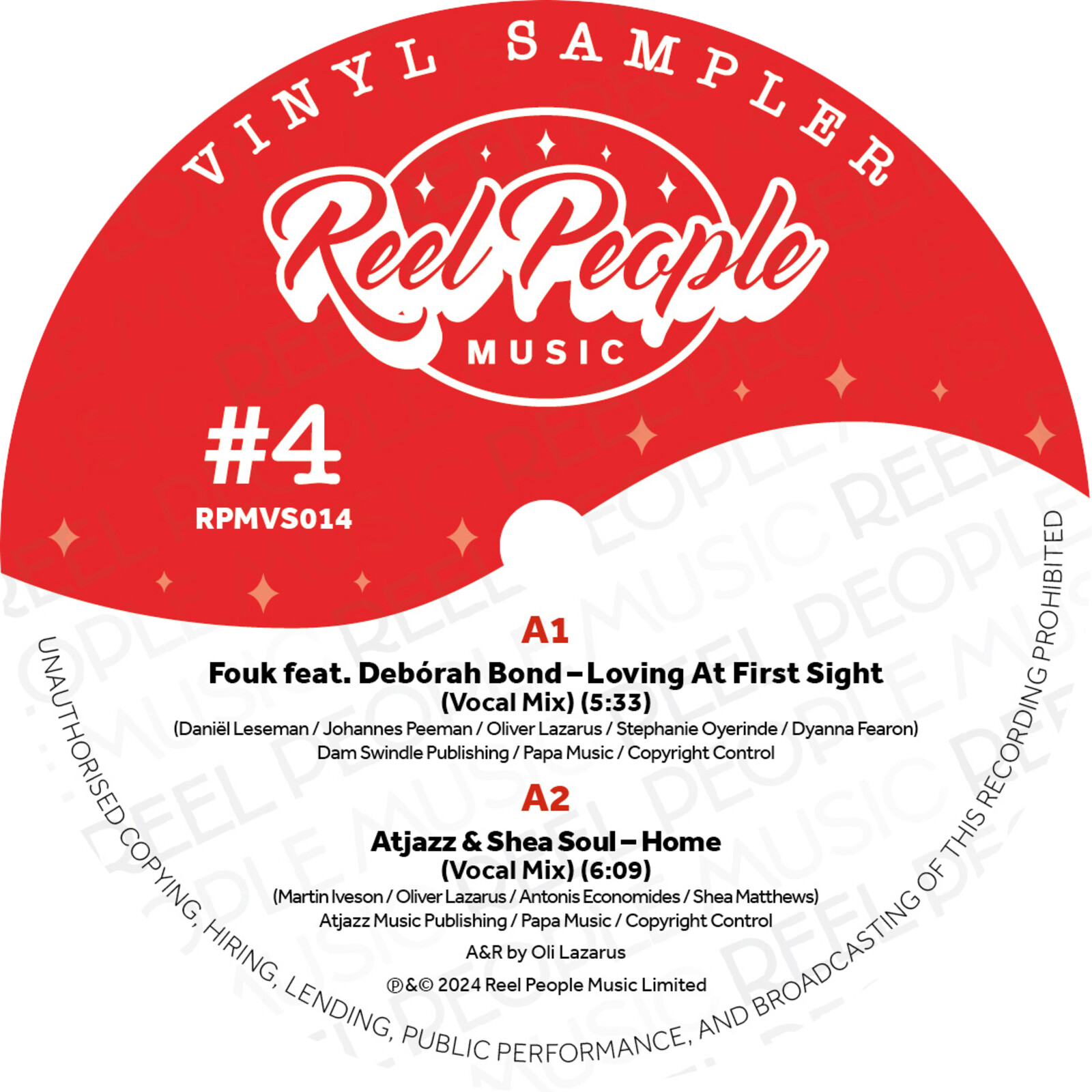 Picture of Various Artists - Reel People Music Vinyl Sampler : Volume 4