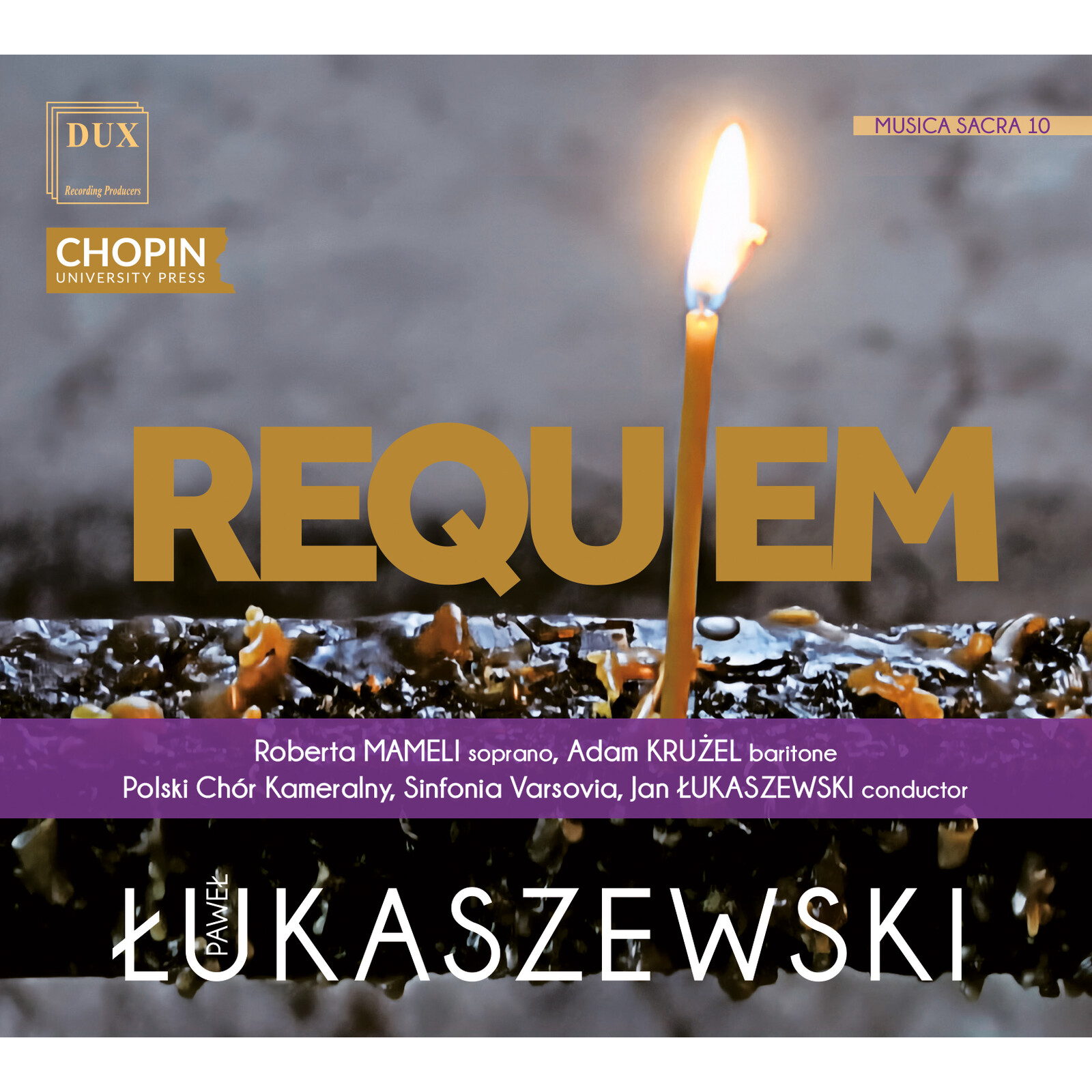 Picture of Roberta Mameli, Adam Kruzel, Polski Chor Kameralny, Sinfonia Varsovia, Jan Lukaszewski - Requiem