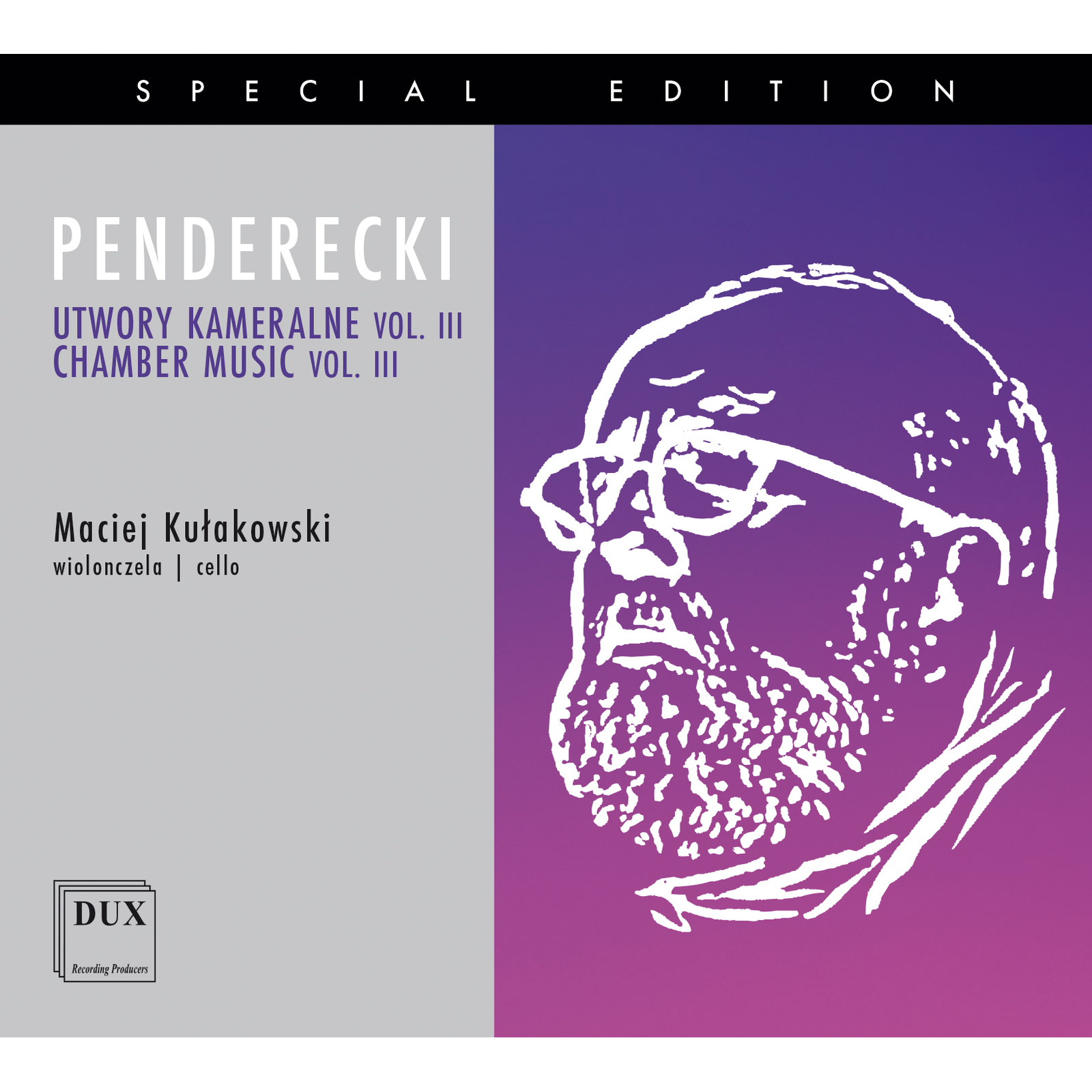 Picture of Maciej Kulakowski, Maria Slawek, Marcin Maczynski, Michal Balas - Krzysztof Penderecki: Chamber Music Vol. 3