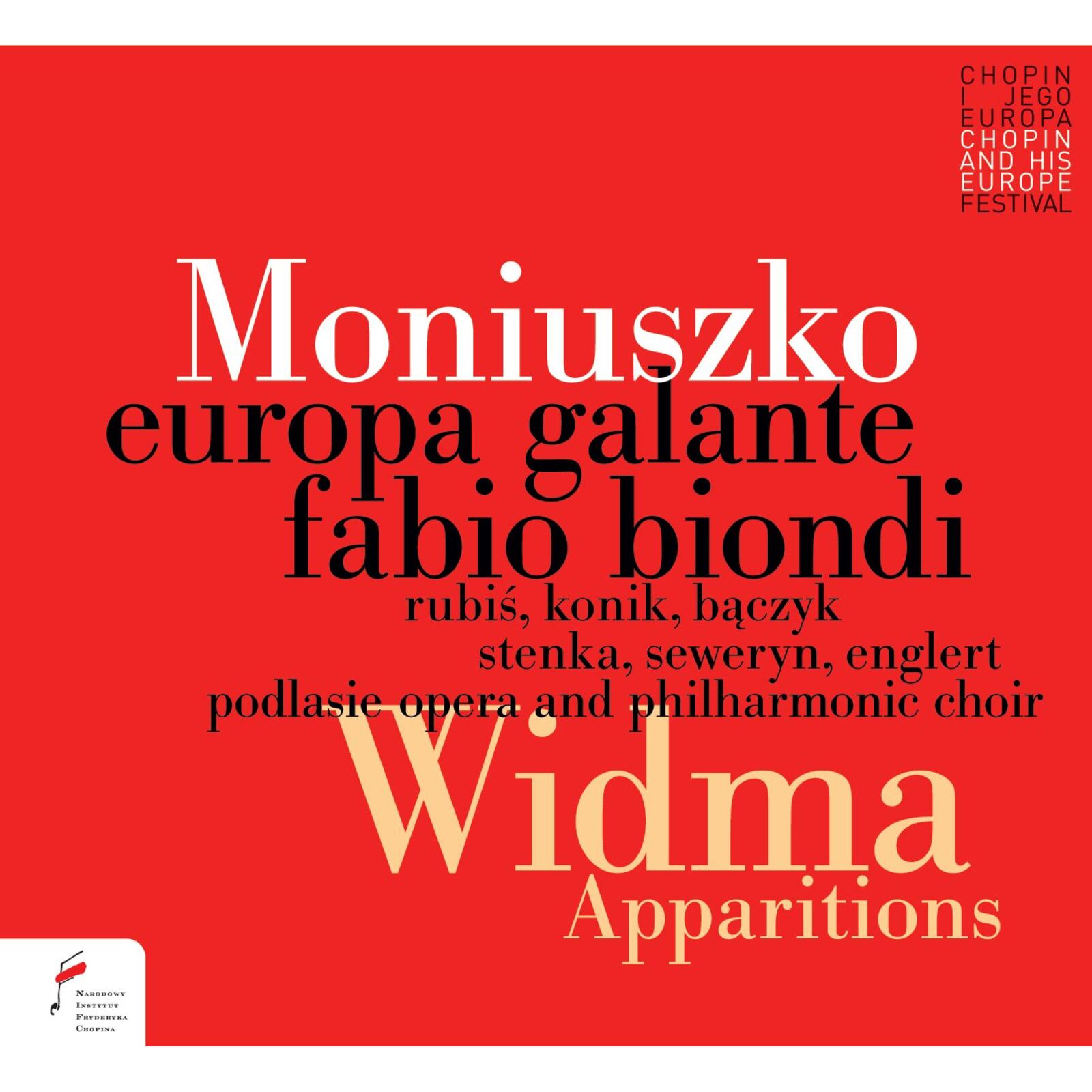Picture of Europa Galante, Fabio Biondi, Natalia Rubis, Pawel Konik, Krzysztof Baczyk, Podlasie Opera and Philharmonic Choir - Moniuszko: Widma (Apparitions)
