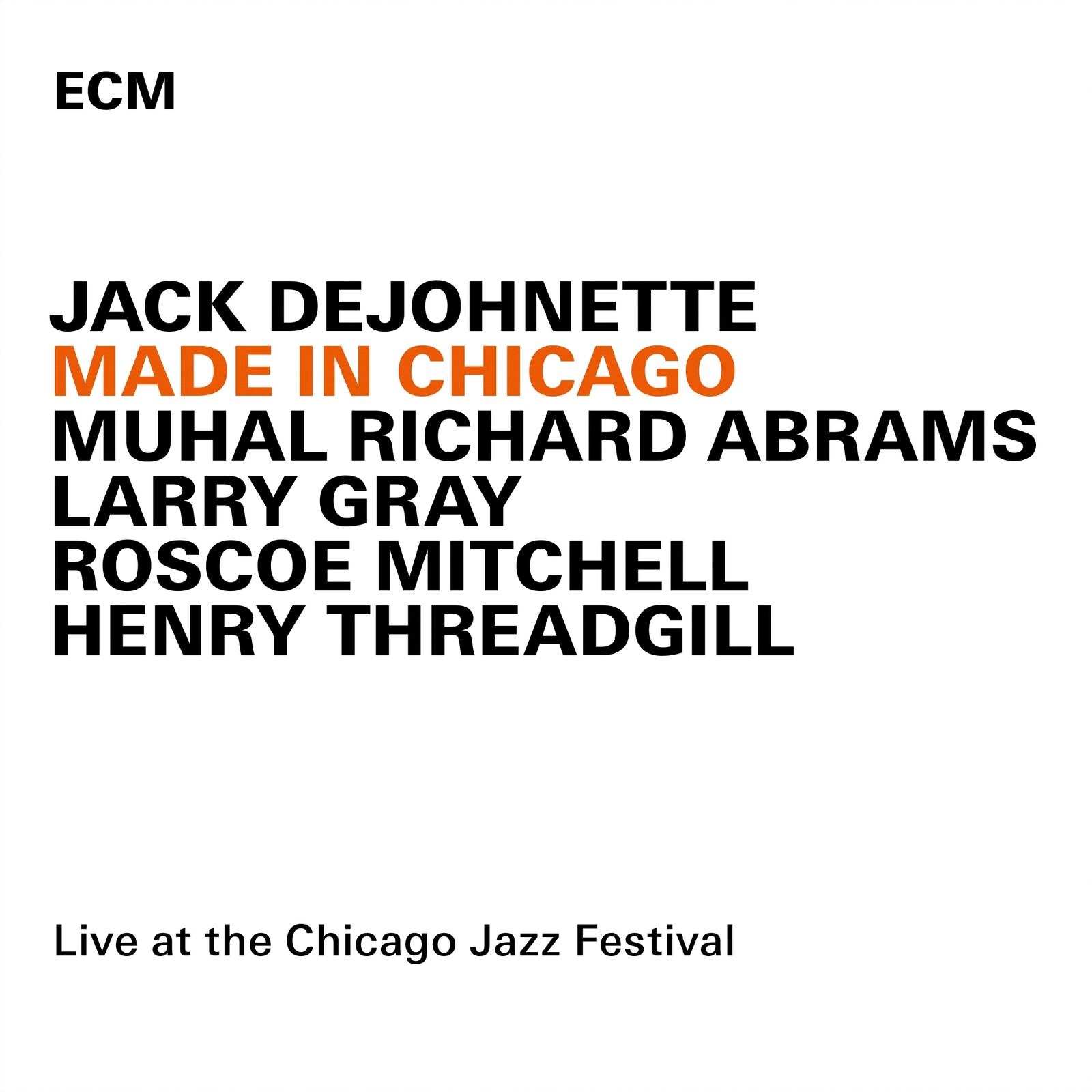 Picture of Jack DeJohnette - Made In Chicago