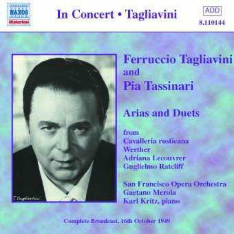 Picture of Tagliavini:Tassinari - TAGLIAVINI, Ferruccio / TASSINARI, Pia: Arias and Duets