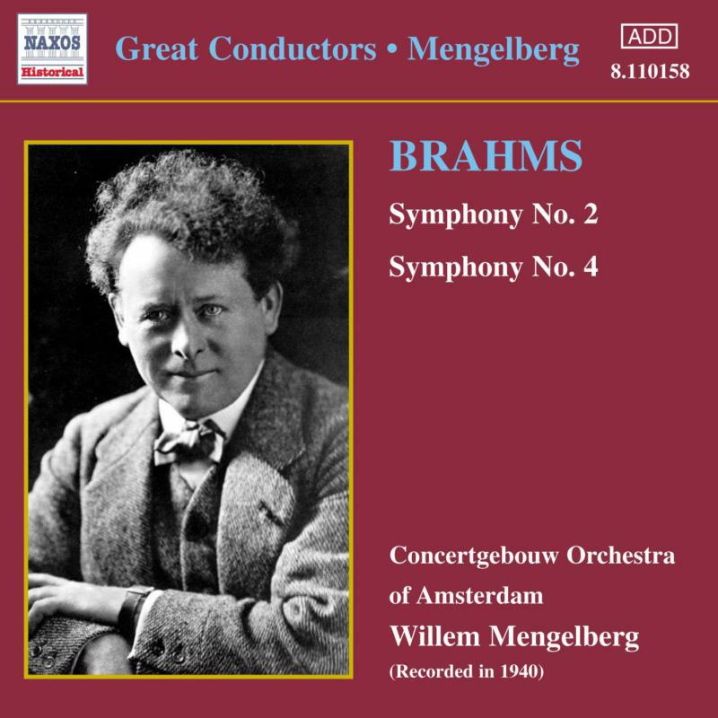 Picture of Willem Mengelberg - BRAHMS: Symphonies Nos. 2 and 4