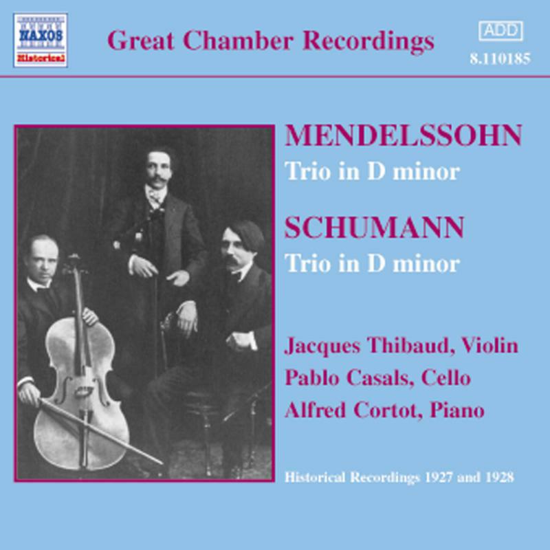 Picture of Thibaud - MENDELSSOHN / SCHUMANN: Trios