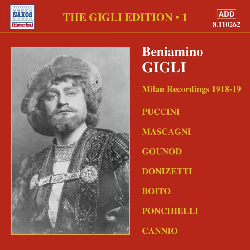 Picture of Gigli - GIGLI, Beniamino: Milan Recordings