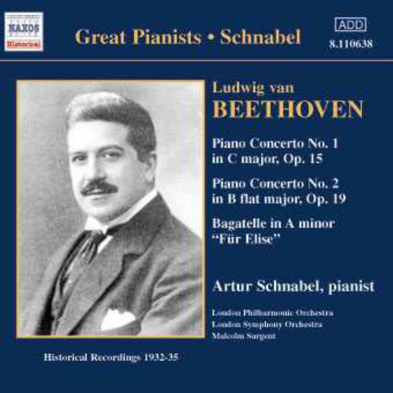 Picture of Artur Schnabel - BEETHOVEN: Piano Concertos Nos. 1 and 2