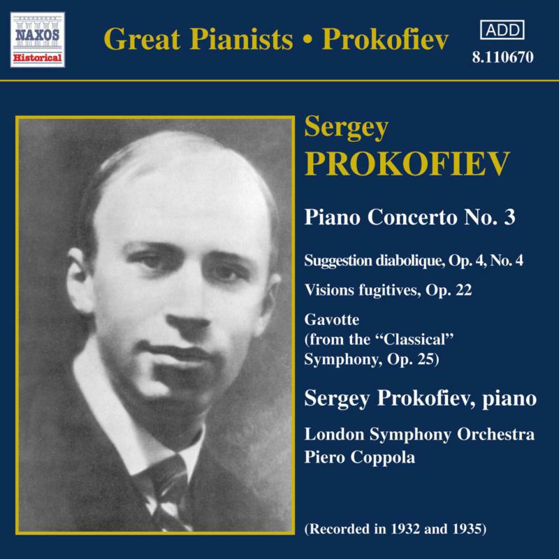 Picture of Prokofiev - PROKOFIEV: Piano Concerto No. 3 / Vision Fugitives