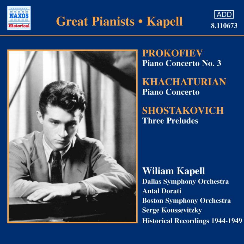 Picture of Kapell:D - PROKOFIEV / KHACHATURIAN: Piano Concertos