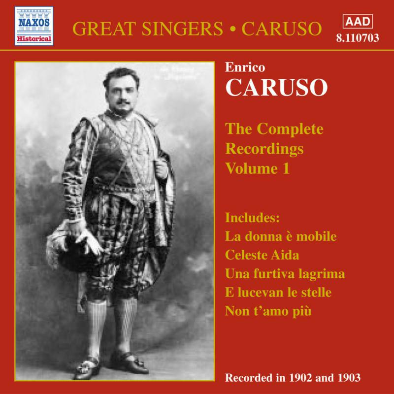 Picture of Caruso:C - CARUSO, Enrico: Complete Recordings, Vol. 1
